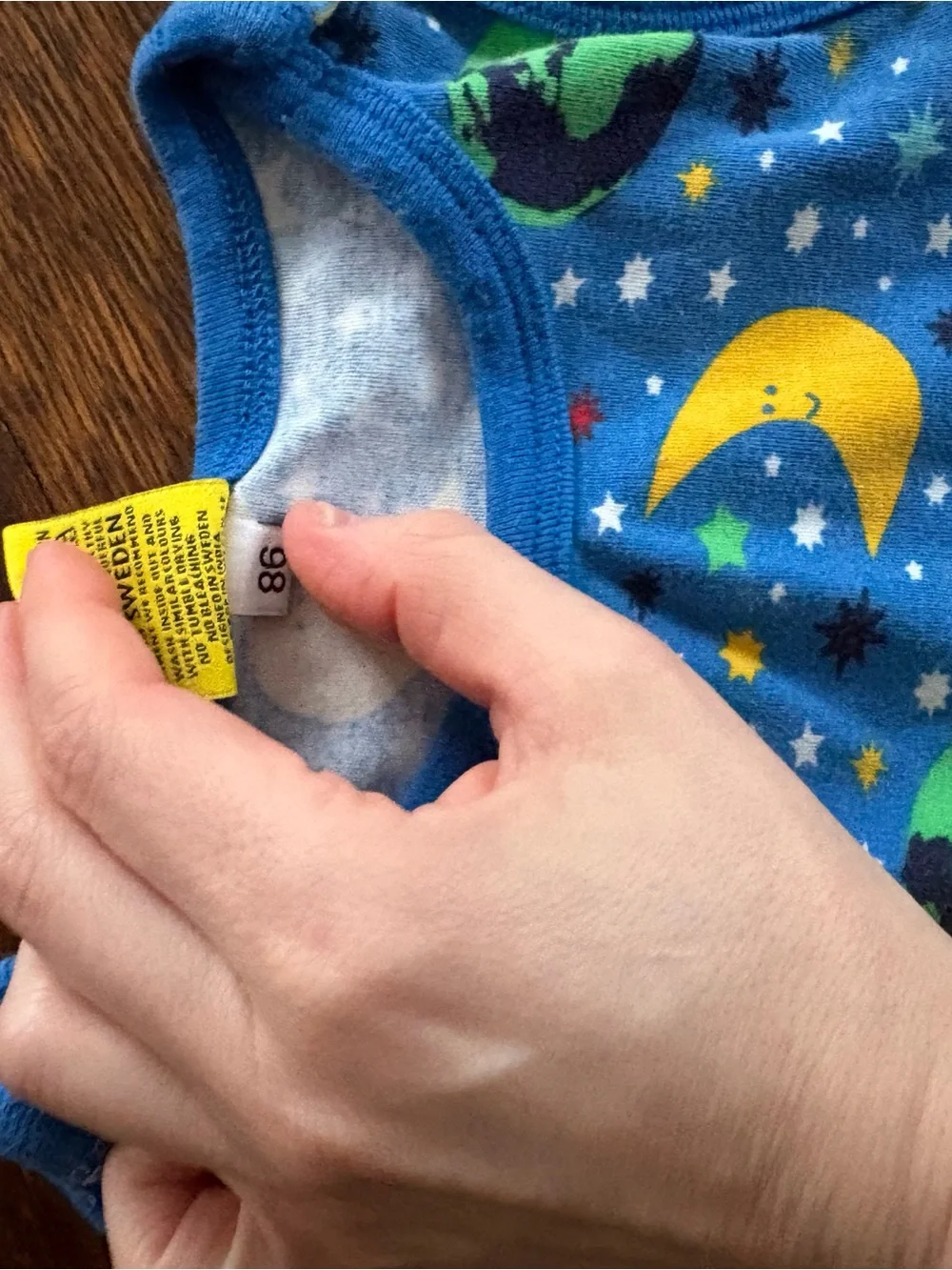 Kappa Blue Space Print Kids One-Piece
